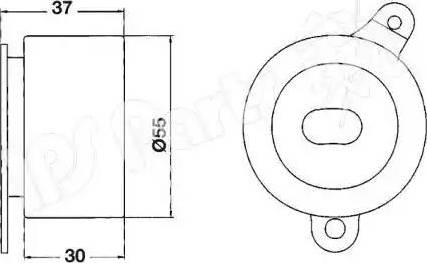 IPS Parts ITB-6415 - Натягувач, зубчастий ремінь autozip.com.ua