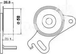 IPS Parts ITB-6500 - Натягувач, зубчастий ремінь autozip.com.ua