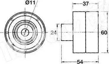 IPS Parts ITB-6101 - Натягувач, зубчастий ремінь autozip.com.ua