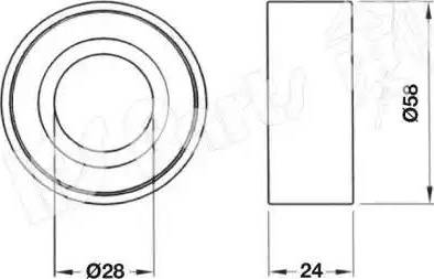 IPS Parts ITB-6342 - Натягувач, зубчастий ремінь autozip.com.ua