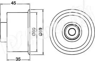 IPS Parts ITB-6316 - Натягувач, зубчастий ремінь autozip.com.ua