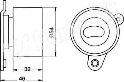 IPS Parts ITB-6243 - Натягувач, зубчастий ремінь autozip.com.ua