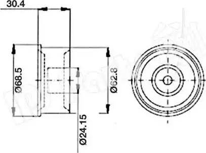 IPS Parts ITB-6W06 - Натягувач, зубчастий ремінь autozip.com.ua