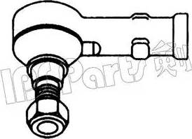 IPS Parts ITR-10H95 - Наконечник рульової тяги, кульовий шарнір autozip.com.ua