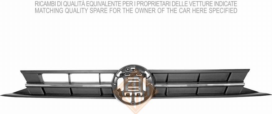 I.S.A.M. 0951510 - Решітка радіатора autozip.com.ua