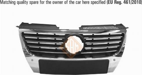 I.S.A.M. 0902510 - Решітка радіатора autozip.com.ua