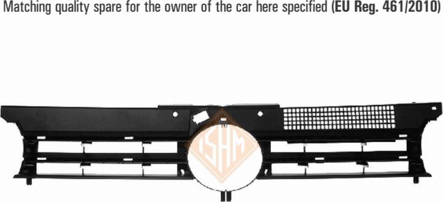I.S.A.M. 0907511 - Решітка радіатора autozip.com.ua