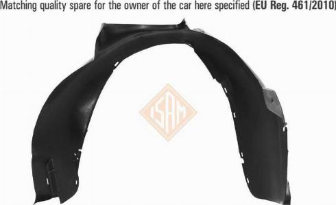 I.S.A.M. 0907611 - Обшивка, колісна ніша autozip.com.ua