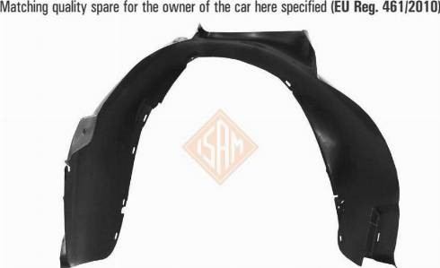 I.S.A.M. 0907612 - Обшивка, колісна ніша autozip.com.ua
