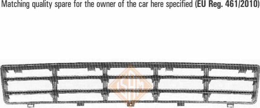 I.S.A.M. 0907718 - Решітка вентилятора, буфер autozip.com.ua