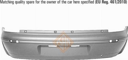 I.S.A.M. 0113121 - Буфер, бампер autozip.com.ua