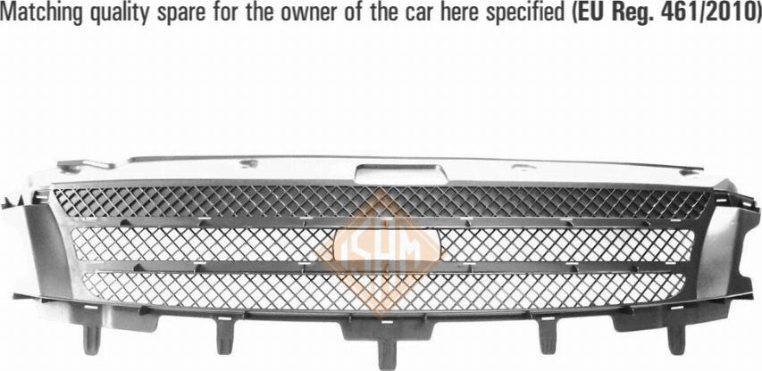 I.S.A.M. 0135510 - Решітка радіатора autozip.com.ua