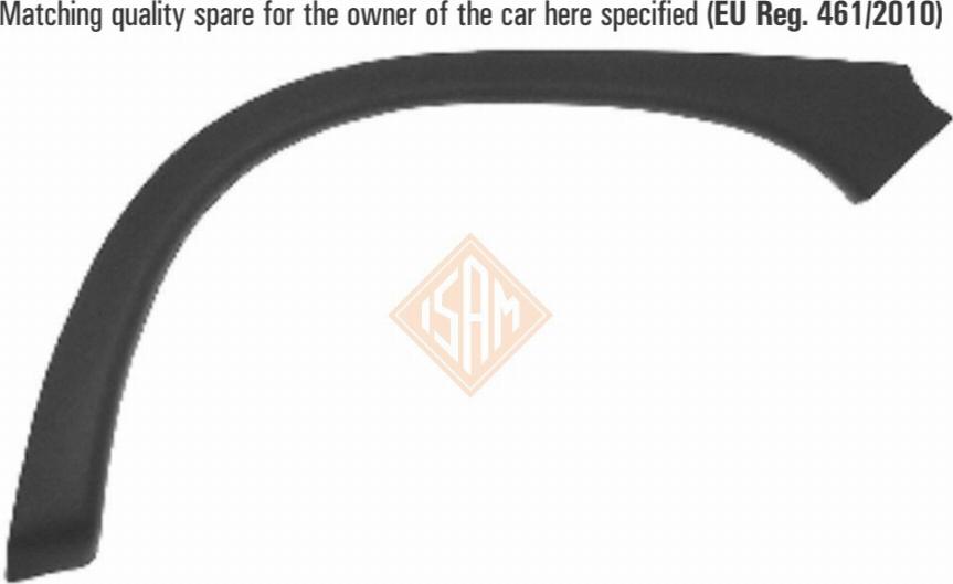 I.S.A.M. 0704922 - Облицювання / захисна накладка, крило autozip.com.ua