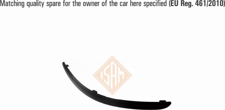 I.S.A.M. 1001711 - Облицювання / захисна накладка, буфер autozip.com.ua