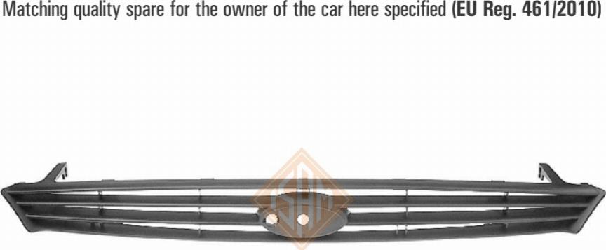 I.S.A.M. 1002510 - Решітка радіатора autozip.com.ua