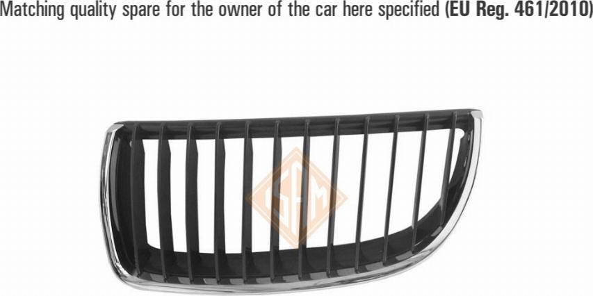 I.S.A.M. 1104514 - Решітка радіатора autozip.com.ua