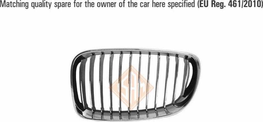 I.S.A.M. 1106516 - Решітка радіатора autozip.com.ua