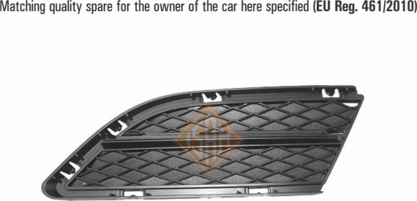 I.S.A.M. 1107717 - Решітка вентилятора, буфер autozip.com.ua