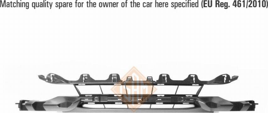 I.S.A.M. 1118710 - Решітка вентилятора, буфер autozip.com.ua