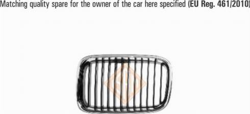 I.S.A.M. 1112514 - Решітка радіатора autozip.com.ua