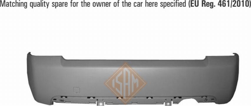 I.S.A.M. 1307121 - Буфер, бампер autozip.com.ua
