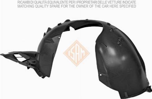 I.S.A.M. 1323611 - Обшивка, колісна ніша autozip.com.ua