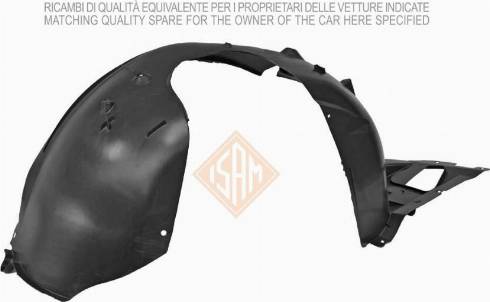 I.S.A.M. 1323612 - Обшивка, колісна ніша autozip.com.ua
