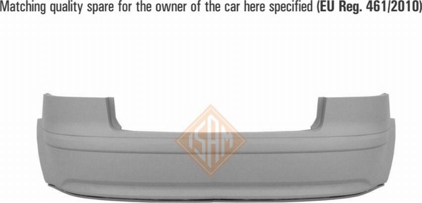 I.S.A.M. 1706121 - Буфер, бампер autozip.com.ua