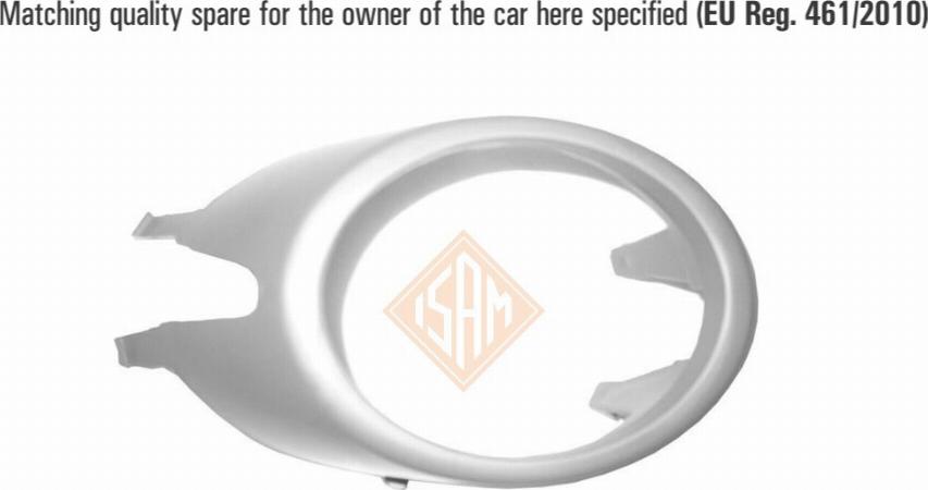 I.S.A.M. 1707832 - Рама, протитуманні фари autozip.com.ua