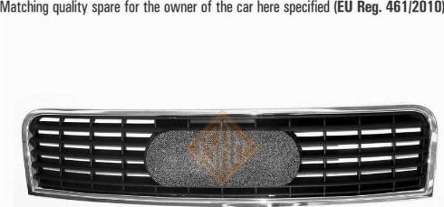 I.S.A.M. 1710510 - Решітка радіатора autozip.com.ua
