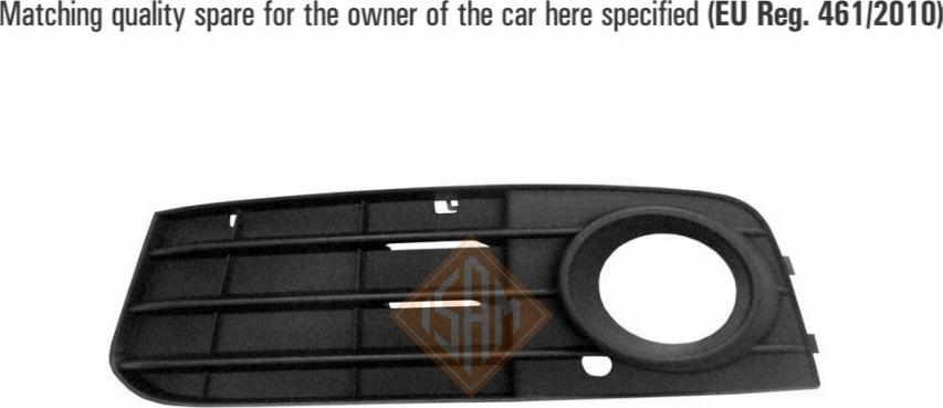 I.S.A.M. 1713719 - Решітка вентилятора, буфер autozip.com.ua