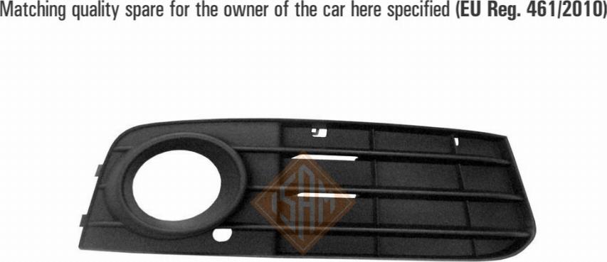 I.S.A.M. 1713718 - Решітка вентилятора, буфер autozip.com.ua