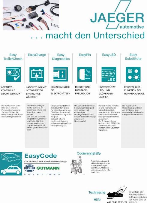 Jaeger 12010502 - Комплект електрики, причіпне обладнання autozip.com.ua