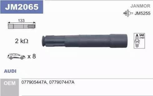 Janmor JM2065 - Вилка, котушка запалювання autozip.com.ua
