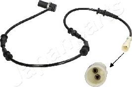 Japanparts ABS-433 - Датчик ABS, частота обертання колеса autozip.com.ua