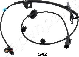 Japanparts ABS-542 - Датчик ABS, частота обертання колеса autozip.com.ua