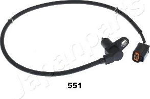 Japanparts ABS-551 - Датчик ABS, частота обертання колеса autozip.com.ua