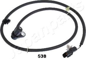 Japanparts ABS-538 - Датчик ABS, частота обертання колеса autozip.com.ua