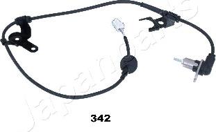 Japanparts ABS-342 - Датчик ABS, частота обертання колеса autozip.com.ua