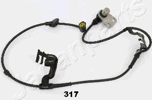 Japanparts ABS-317 - Датчик ABS, частота обертання колеса autozip.com.ua