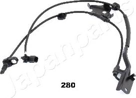 Japanparts ABS-280 - Датчик ABS, частота обертання колеса autozip.com.ua