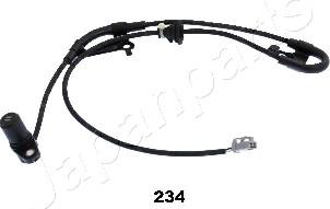 Japanparts ABS-234 - Датчик ABS, частота обертання колеса autozip.com.ua