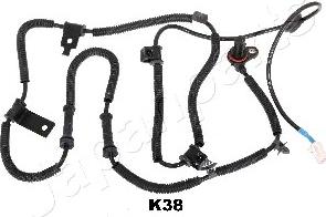 Japanparts ABS-K38 - Датчик ABS, частота обертання колеса autozip.com.ua