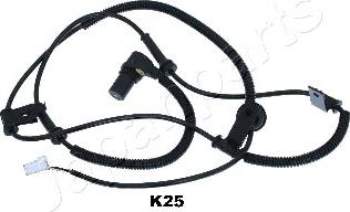 Japanparts ABS-K25 - Датчик ABS, частота обертання колеса autozip.com.ua