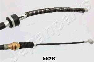 Japanparts BC-587R - Трос, гальмівна система autozip.com.ua