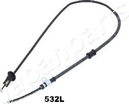 Japanparts BC-532L - Трос, гальмівна система autozip.com.ua