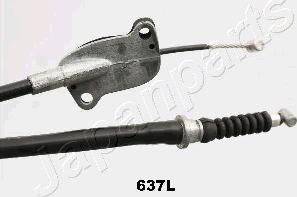 Japanparts BC-637L - Трос, гальмівна система autozip.com.ua