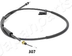 Japanparts BC-307 - Трос, гальмівна система autozip.com.ua