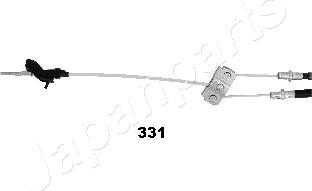 Japanparts BC-331 - Трос, гальмівна система autozip.com.ua