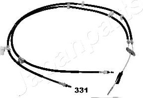 Japanparts BC-331 - Трос, гальмівна система autozip.com.ua